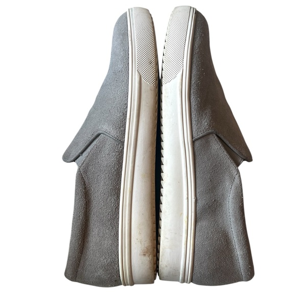 Blondo Gracie Waterproof Gray Suede Slip-On Sneakers Leather - Picture 6 of 8